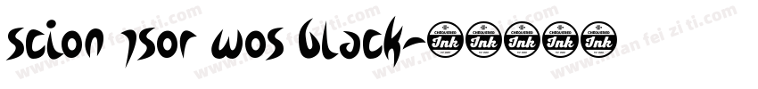 scion 750R W05 Black字体转换